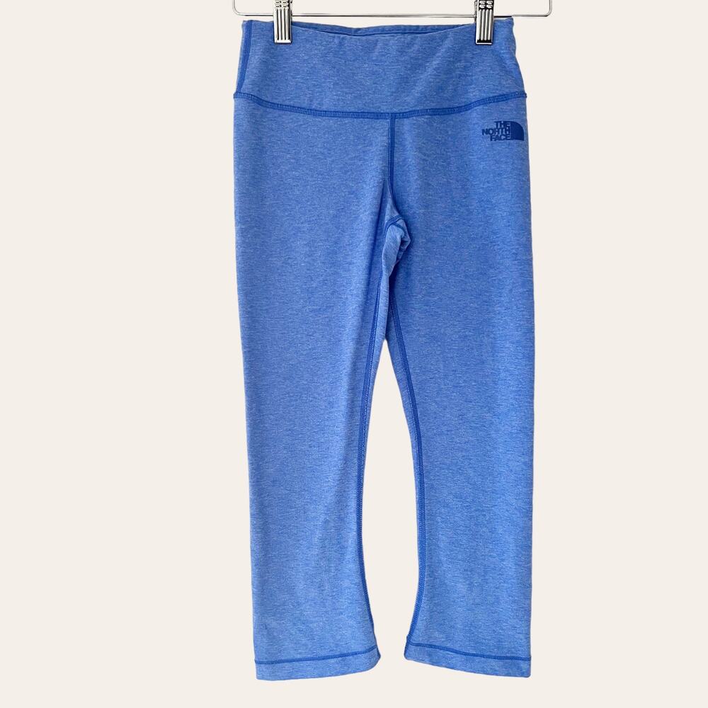 The North Face FlashDry Blue Cropped Capri Legging Pants Size XS